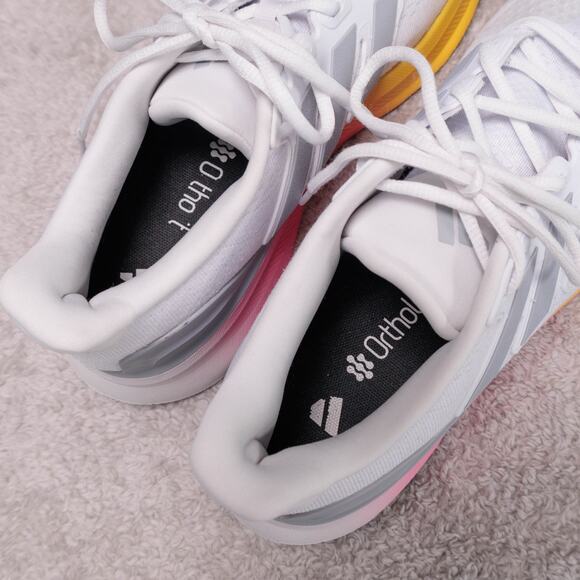 Adidas Ultrarun 5 White Pink Yellow Running Shoes Sneakers Mens Size 11 IE8791 main image 4